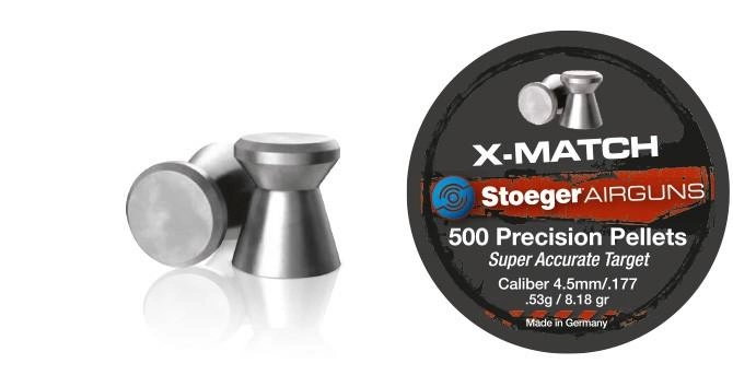Пули для пневматического оружия Stoeger X-Match, 500 шт - изображение 1