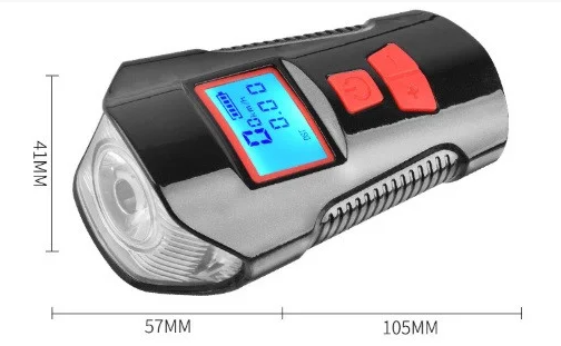 Велофара XANES SFL15 с сигналом и спидометром велокомпьютер - изображение 2