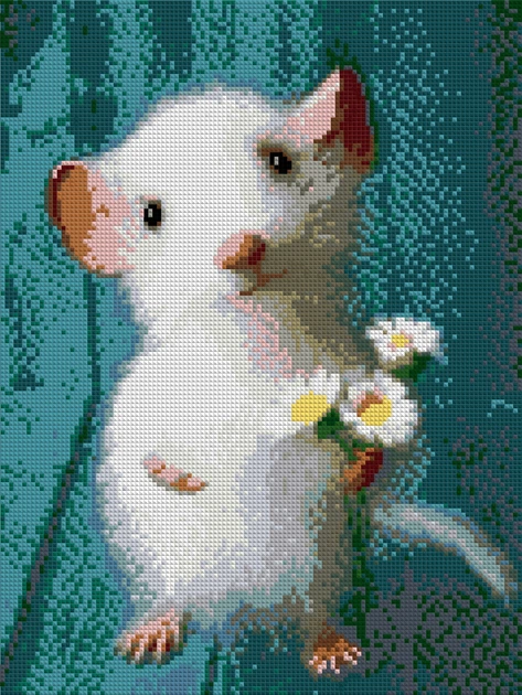 Набор алмазной мозаики Мышонок 40x30 см - изображение 2