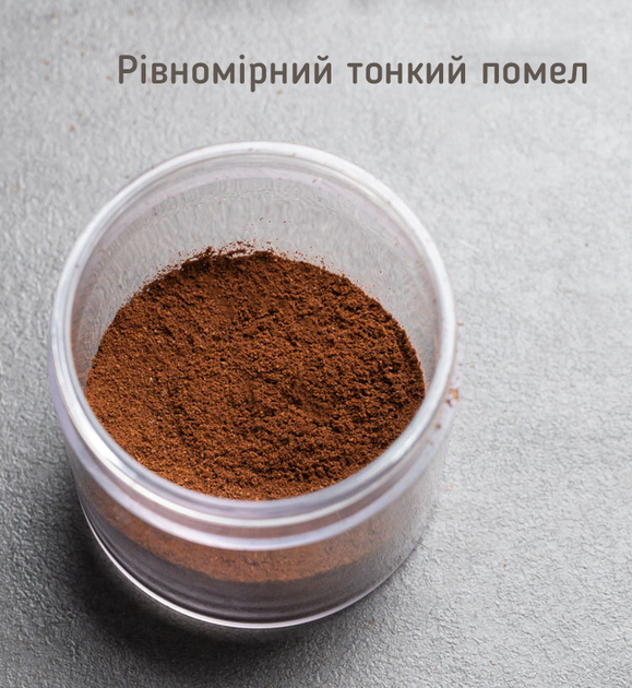 Кавомолка акумуляторна з регулюванням товщини помелу Zally HB-985 Black - зображення 8