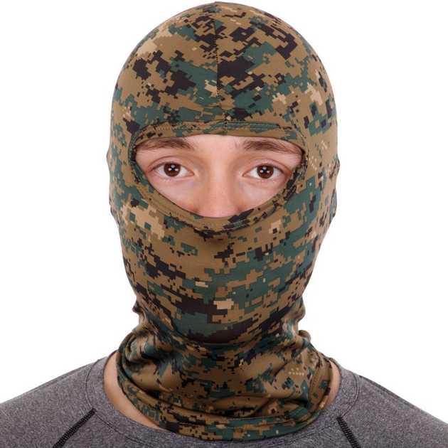 Подшлемник балаклава тактическая Zelart Action 9198 Camouflage - изображение 2