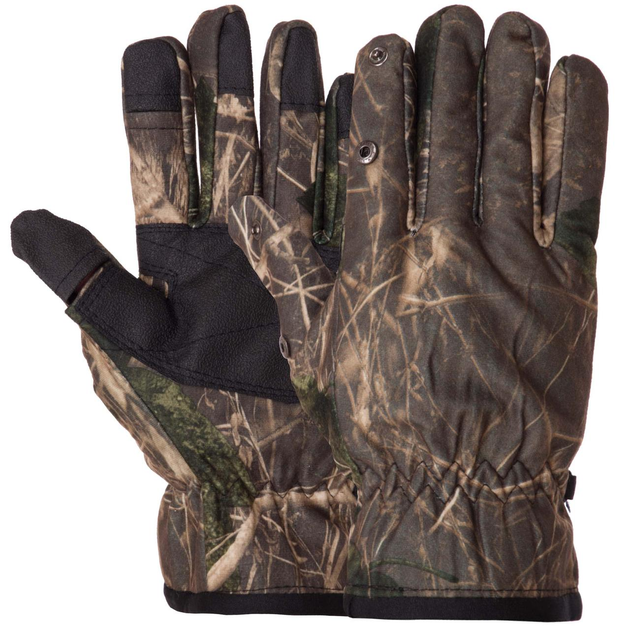 Перчатки тактические теплые с отстегивающимися пальцами Zelart Sprinter 9234 размер L Camouflage - изображение 1