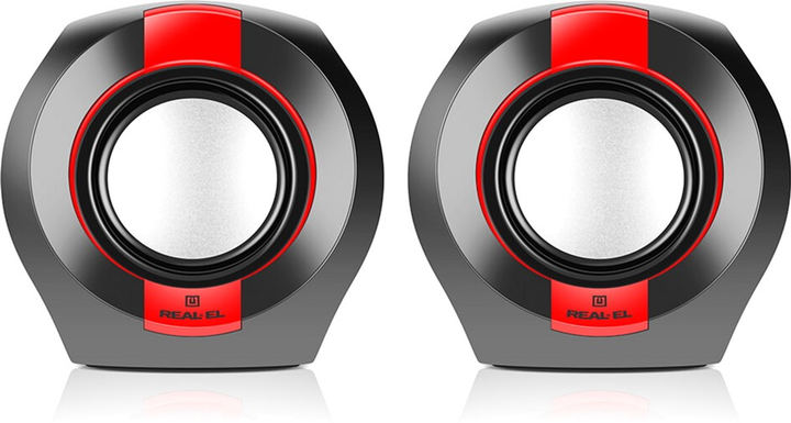 Акустична система Real-El S-50 Black-Red (EL121100008) - зображення 4