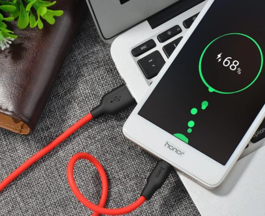 Кабель HOCO Micro USB Silicone X21 Plus 100 см 2.4A black / red - Фото 2 Кабель HOCO Micro USB Silicone X21 Plus 100 см 2.4A black / red - зображення 2