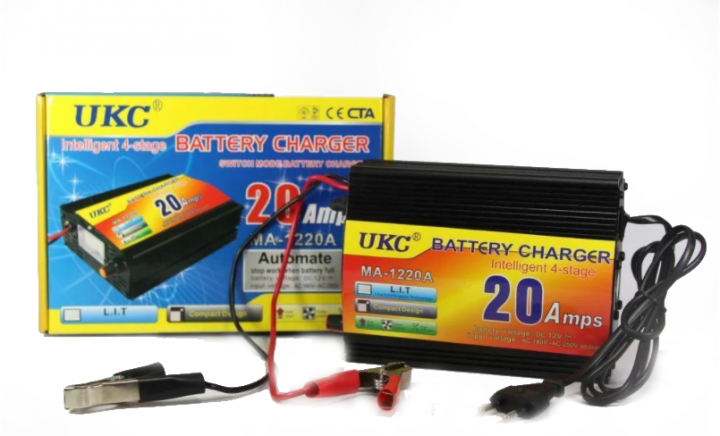 Зарядное устройство для аккумуляторов Battery Charger 20A MA - 1220A зарядка для автомобильного аккумулятора - Фото 1 Зарядное устройство для аккумуляторов Battery Charger 20A MA - 1220A зарядка для автомобильного аккумулятора - изображение 1