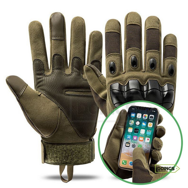 Тактичні рукавички з сенсорною накладкою - Militang Z908 - XL - зображення 1