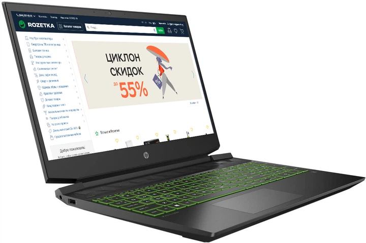 Ноутбук HP Pavilion Gaming 15-ec1055ur (1U6F8EA) Dark Grey – фото