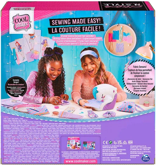 Zestaw do gry Spin Master Cool Maker: maszyna do szycia z akcesoriami Fashion Studio (6063925) - obraz 10