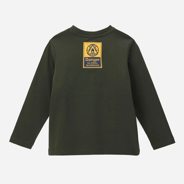 Дитяча футболка з довгими рукавами для хлопчика Original Marines DCA2681B-19-0414TCX 110-116 см Verde15 (2000301315047) - зображення 2