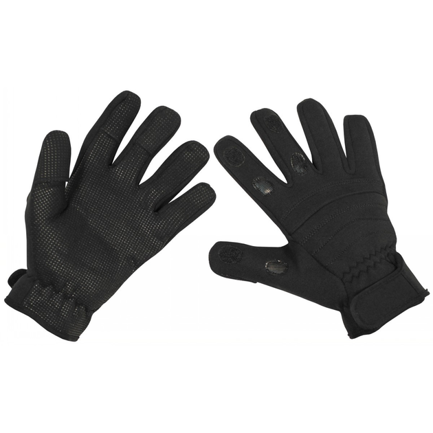 Тактические зимние перчатки "Combat" MFH из неопрена черные р-р XL (15873A_XL) - изображение 1