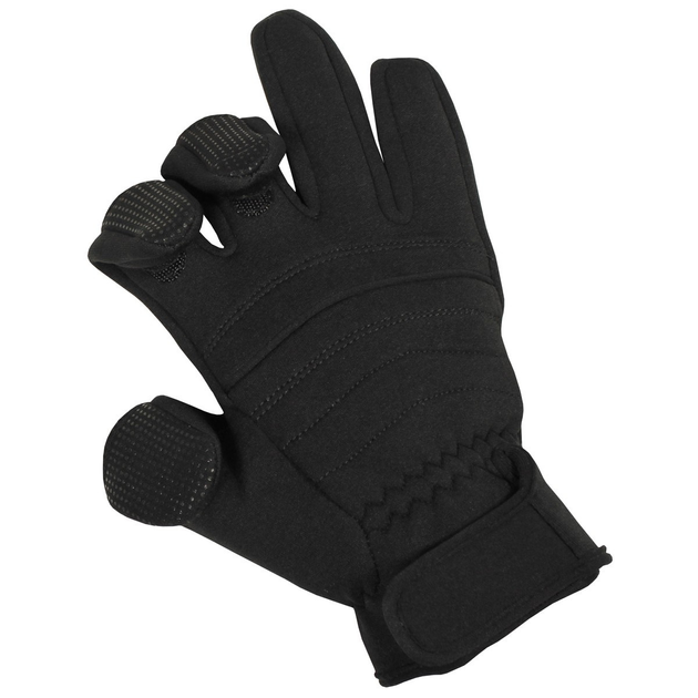 Тактичні зимові рукавички "Combat" MFH з неопрену чорні р-р S (15873A_S) - зображення 2