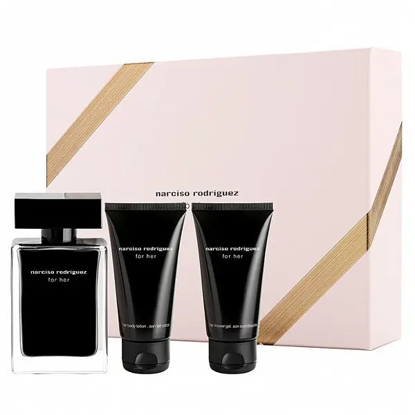 NARCISO RODRIGUEZ FOR HER set (edt 50 ml + sh/g 50 ml + b/l 50 ml)(L) - Фото 1 NARCISO RODRIGUEZ FOR HER set (edt 50 ml + sh/g 50 ml + b/l 50 ml)(L) - зображення 1