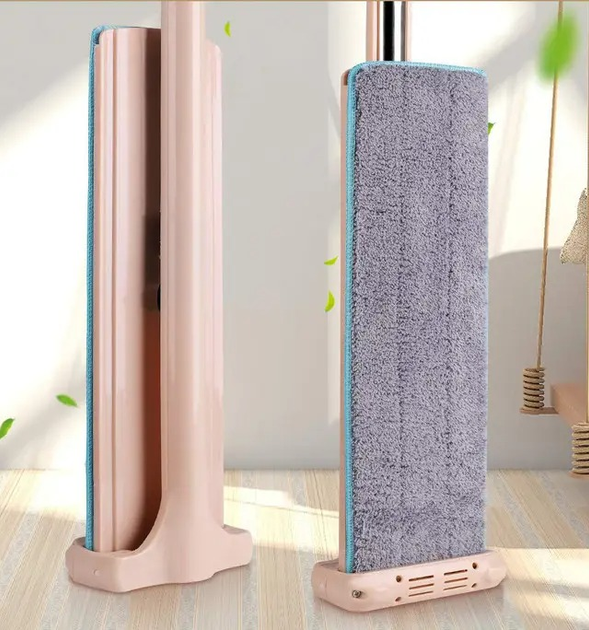 Швабра с отжимом Spin Mop 12х35см 360 с микрофиброй для быстрой уборки ...