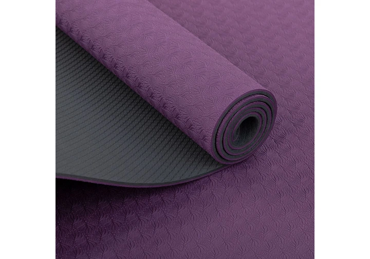 Коврик для йоги TPE Flow Bodhi 183x60x0.5 см фиолетовый - Фото 7 Коврик для йоги TPE Flow Bodhi 183x60x0.5 см фиолетовый - изображение 7