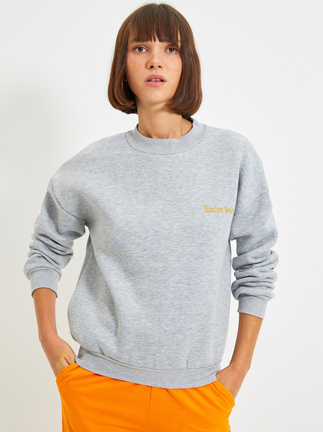 Світшот Trendyol TWOAW21SW1061 S Gray від Rozetka на платформі USKIDKA Акція на Світшот Trendyol TWOAW21SW1061 S Gray від Rozetka