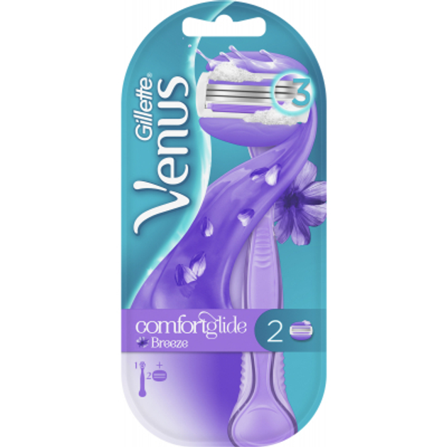 Бритва Venus ComfortGlide Breeze с 2 сменными картриджами ...
