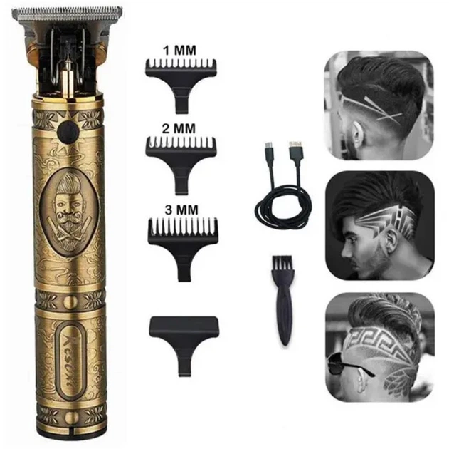 Машинка для стрижки с насадками VGR V-085 7897 золотистый - изображение 6