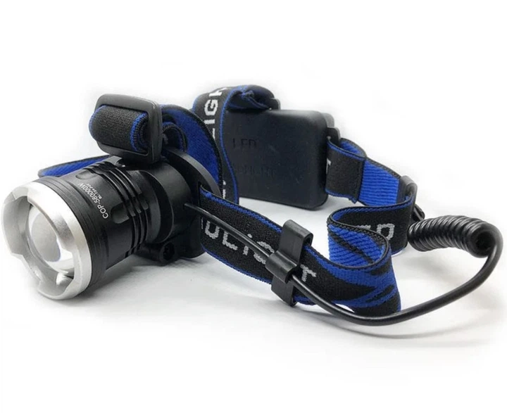 Ліхтарик на голову Police Bailong BL-T24-P50 зарядка від USB, 2 акумулятори 18650, фокусування - Фото 2 Ліхтарик на голову Police Bailong BL-T24-P50 зарядка від USB, 2 акумулятори 18650, фокусування - зображення 2
