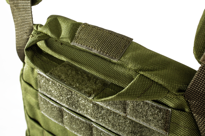 Плитоноска / тактичний жилет Plate Carrier U-WIN PRO зі швидким скиданням 250х300 з камербандами M під балістичні пакети Cordura 1000 Олива - изображение 6