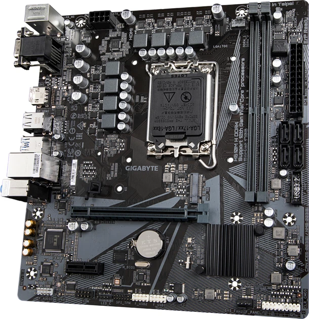 Płyta główna Gigabyte H610M H DDR4 (s1700, Intel H610, PCI-Ex16) - obraz 2