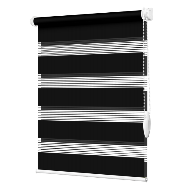 Ролета день ночь Decoharm 48x160 см Черный - Фото 1 Ролета день ночь Decoharm 48x160 см Черный - изображение 1