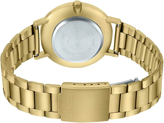 Женские часы Casio LTP-VT01G-2B Синие с золотистым - Фото 4 Женские часы Casio LTP-VT01G-2B Синие с золотистым - изображение 4