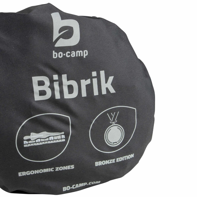 Килимок самонадувний Bo-Camp Bibrik Bronze 198x76x7.5 cm Green (3400150) - зображення 15