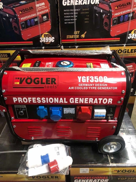 Генератор бензиновий Vogler YGF 3500 3-фазний, 3 кВт - изображение 2