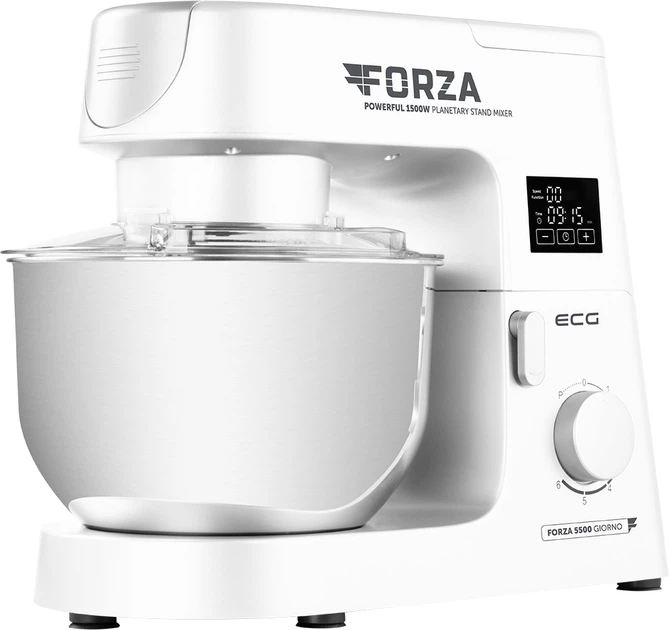 Кухонна машина ECG FORZA 5500 Giorno Bianco - зображення 2