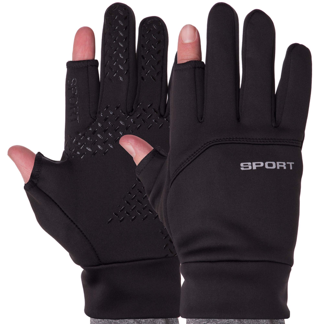 Тактические перчатки, перчатки многоцелевые, для охоты и рыбалки перчатки спиннингиста Размер L BC-9240 - изображение 1