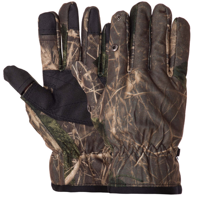 Камуфляжні тактичні рукавички з відкидними пальцями, багатоцільові рукавички, для полювання та риболовлі рукавички спінінгіста Розмір L BC-9234 - зображення 1