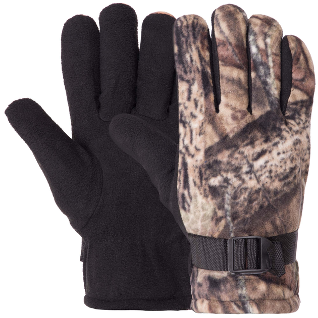 Теплі флісові тактичні рукавички, багатоцільові рукавички, для полювання та риболовлі рукавички спінінгіста Розмір L/XL BC-7389 - зображення 1