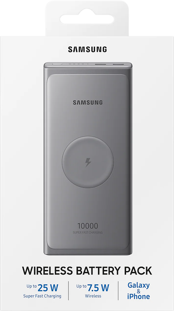 УМБ Samsung EB-U3300 10000 mAh Grey (EB-U3300XJEGEU) – фото