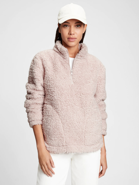 Толстовка на молнии женская GAP 615530585 XL Розовая (1159767695) – в ...