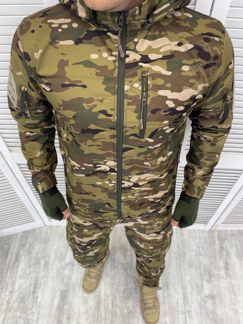 Тактична зимова тепла військова форма комплект Accord Tactical (Куртка + Штани), Камуфляж: Мультикам, Розмір: M - зображення 2