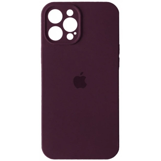 Чохол накладка xCase для iPhone 13 Silicone Case Full Camera Plum - Фото 1 Чохол накладка xCase для iPhone 13 Silicone Case Full Camera Plum - изображение 1