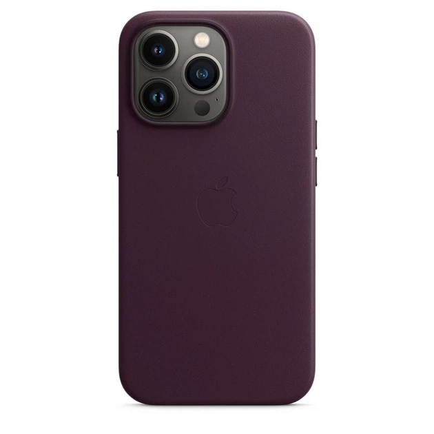 Чехол для iPhone 13 Pro Max Leather Case with MagSafe Dark Cherry