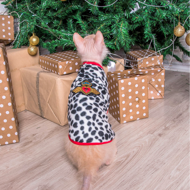 Кофта с рукавом для кота Style Pets флис Angel M+ - Фото 4 Кофта с рукавом для кота Style Pets флис Angel M+ - изображение 4