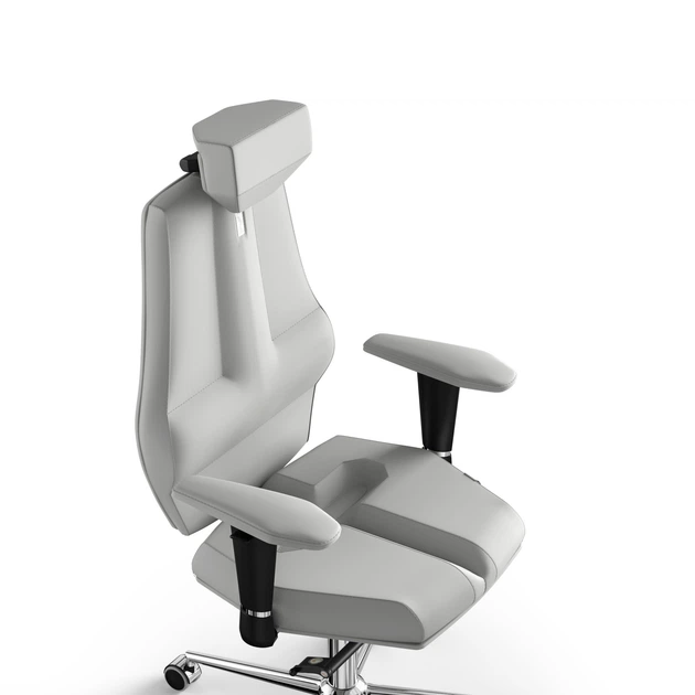 Крісло KULIK SYSTEM NANO White Екошкіра з підголівником без візерунка - Фото 2 Крісло KULIK SYSTEM NANO White Екошкіра з підголівником без візерунка - зображення 2
