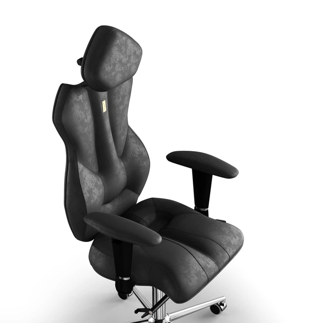 Крісло KULIK SYSTEM ROYAL Black Антара з підголівником без візерунка - зображення 2