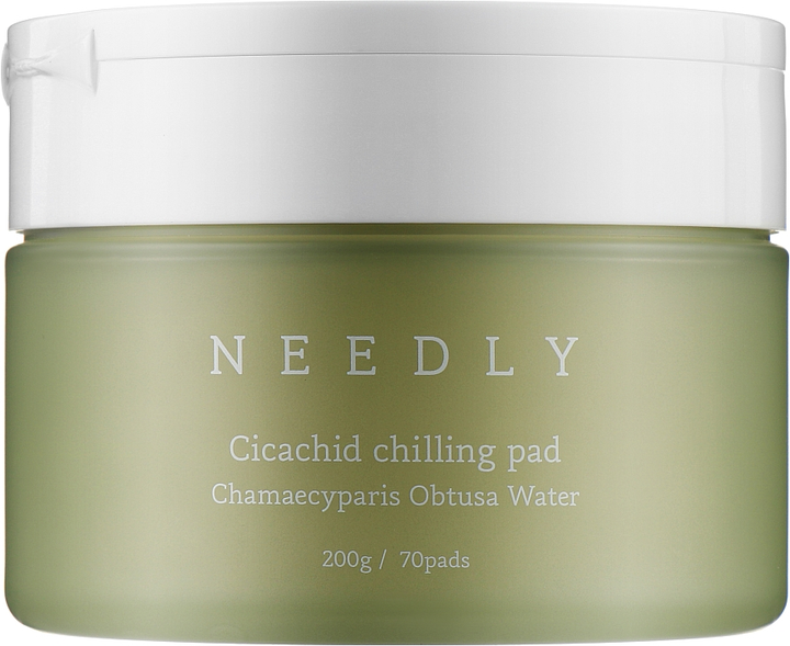 Успокаивающие пады с центеллой - Needly Cicachid Chilling Pad 70шт (1014422-13944) 