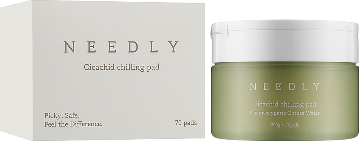 Успокаивающие пады с центеллой - Needly Cicachid Chilling Pad 70шт (1014422-13944) 
