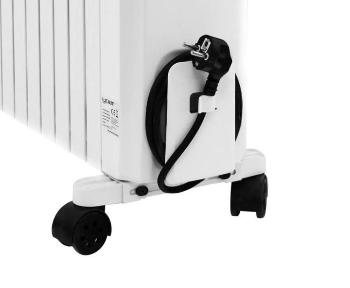 Радіатор масляний обігрівач Yoer Inferno OFR1025W 2500 Вт - зображення 6