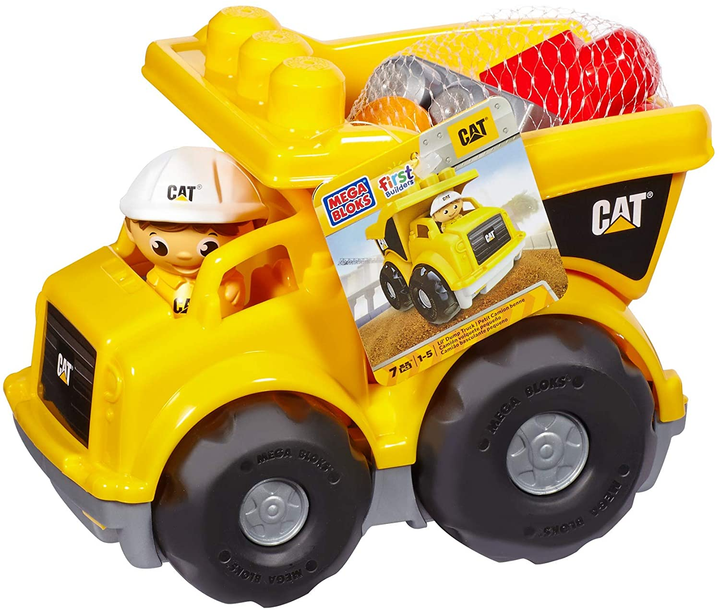 Машина самосвал с игровыми блоками Мега Блокс Mega Bloks Cat Lil' Dump ...