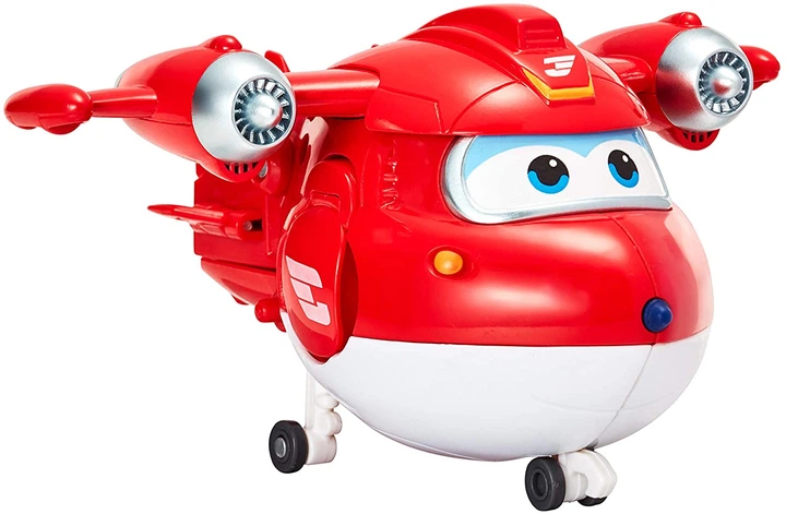 Фігурка Літак-трансформер Джетт Супер крила Super Wings Jett Transforming Supercharged - зображення 2