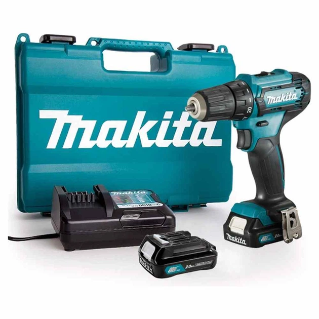 Шуруповерт аккумуляторный Makita DF333DWAE (30 Нм, 0.8-10 мм, CXT) - Фото 1 Шуруповерт аккумуляторный Makita DF333DWAE (30 Нм, 0.8-10 мм, CXT) - изображение 1