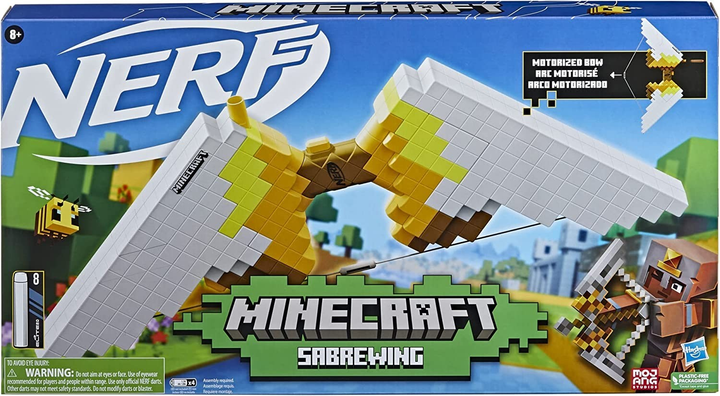 マインクラフト　F4733 Бластер - Лук Nerf Minecraft Sabrewing (F4733) – игрушки с