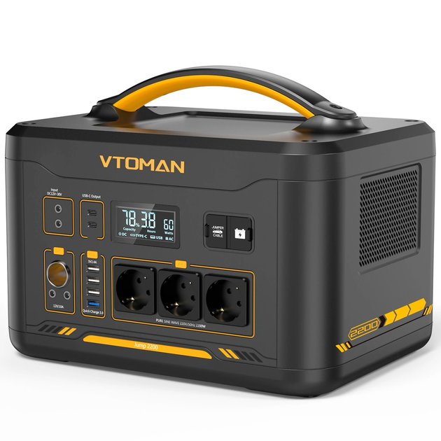 Зарядная станция Vtoman Jump 2200, 2200Вт, 1548 Вт·ч (электростанция ...