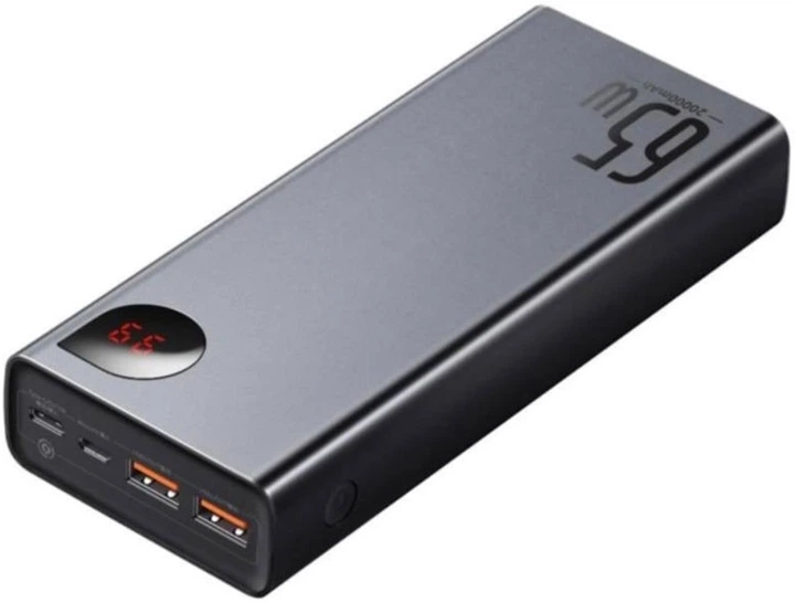 Powerbank Baseus Adaman Metal Digital Display 20000 mAh 65 W, Black (PPIMDA-D01) - obraz 3