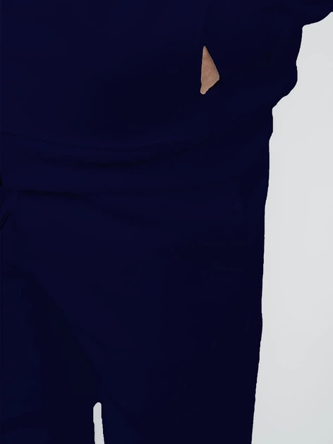 Bluza męska rozpinana streetwear z kapturem Vela Blu V22016N-663 M Ciemnogranatowa (2000381935043) - obraz 3